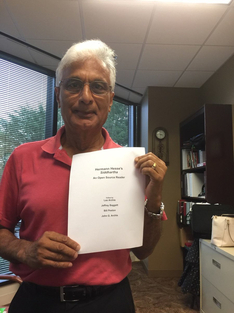 SCPridebrarian's tweet photo. Siddhartha by Hermann Hesse is "interesting because it deals with worldliness and spirituality and the jest of experiencing them." - Ram, School of Professional and Continuing Studies-Tampa
#GreatSCRead https://t.co/HKXZANwVSa