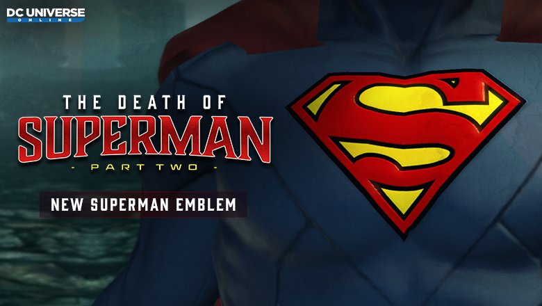DCUO's tweet photo. The Death of Superman: Part Two is now available. Defeat Doomsday in the new raid and earn your very own #Superman emblem! https://t.co/h5GYwPHJ14 https://t.co/BtaxoaylwT