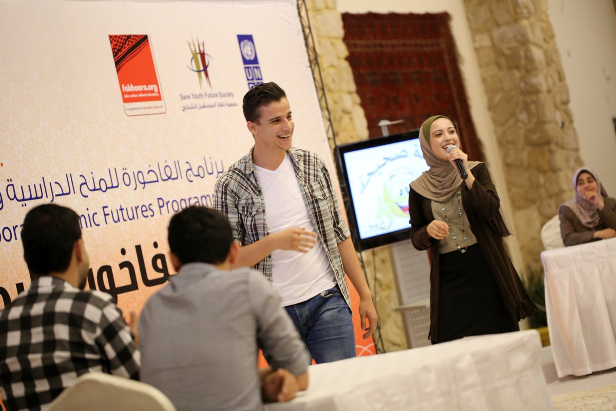 EAA_Foundation's tweet photo. “Today’s gathering marks the end of hard studies and tough academic year under bombardment and lots of fears for the future of Gaza” – Ahmad Daloul, Al Fakhoora student.

Congratulations to our Al Fakhoora students in #Gaza 👏 celebrating 95% GPA for the majority of the class! https://t.co/KoLQpPuWtB