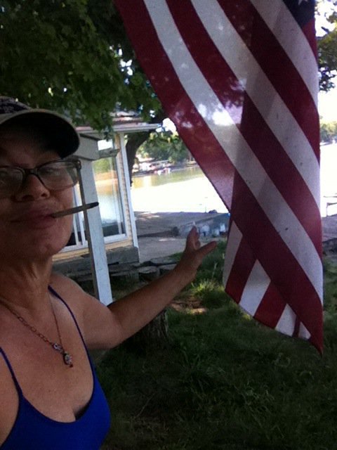 AmeriCannaBlunt's tweet photo. Hooping and cannabis help me keep control of what I've dubbed a #4Stepmonkcheck . Best not judge angelic ways unless you can imagine in full spectrum light . #PTSD can be powerful . I trust The Gov can appreciate more weed in US All. Fit after 50 is fun like a kid #ChulaHoopBody https://t.co/7bv4MFynX9