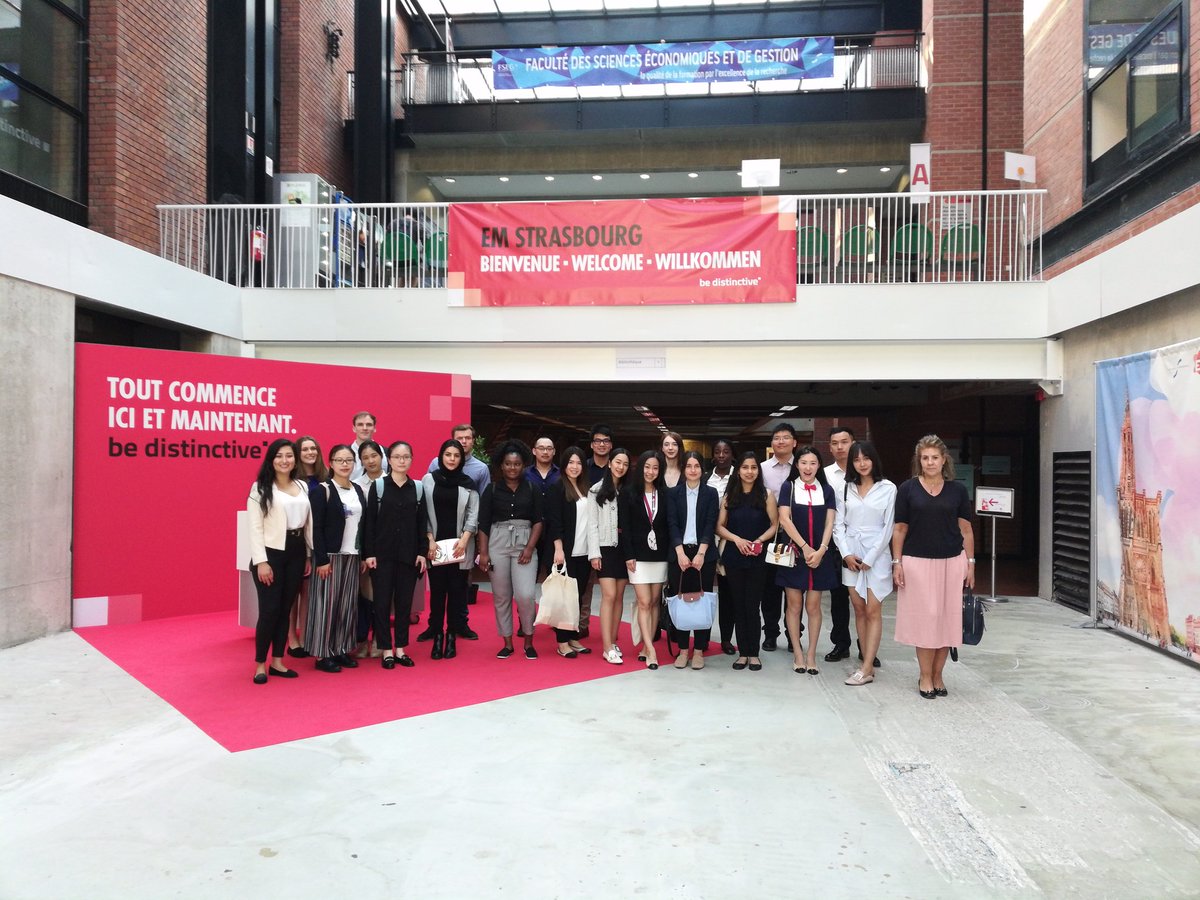EMStrasbourgBS's tweet photo. Its been a great start to our first #customisedprogramme for @HenleyBSchool on the theme of #responsiblemanagement. Today a VIP visit to a national leader in wine making and exporting, Les Grands Chais de France #studyabroad @ReadingAbroad https://t.co/17RBFPCdjz