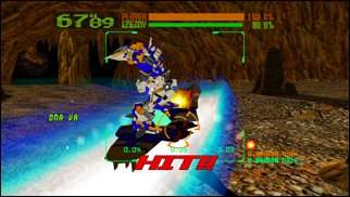 ちくわぶ No Twitter ブルースライダー テムジンの特殊攻撃 初出は電脳戦機バーチャロン オラトリオ タングラム 空中でスライプナーをボード形態に変化させ サーフィンのように滑りながら滑空突進する技 追尾性能がある 通称サーフィンラム チャロナーには正式