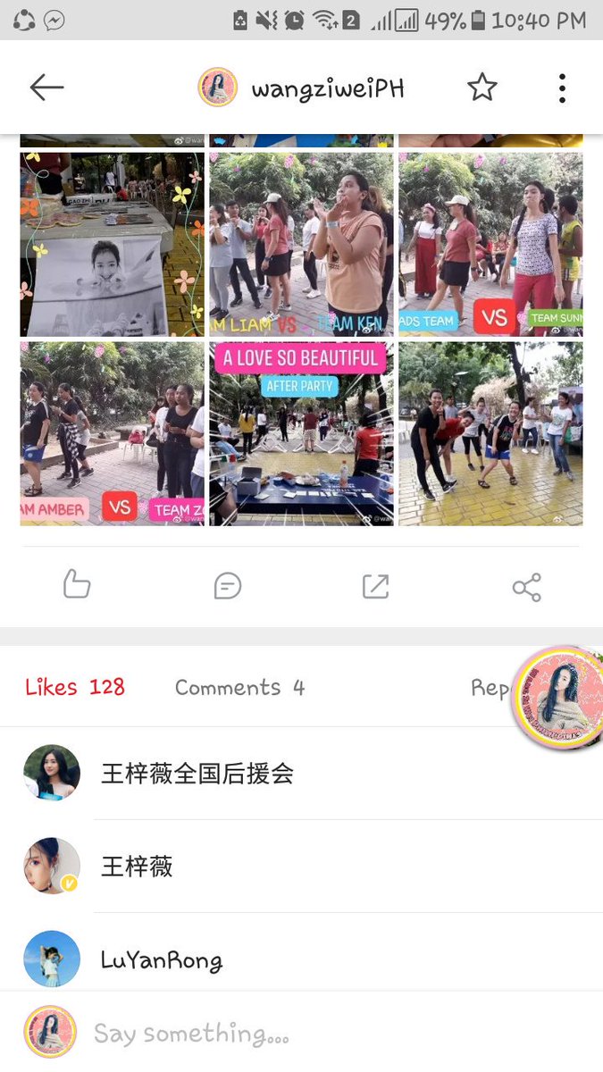 wangziweiPH's tweet photo. AND AFTER FEW SECONDS NI-LIKE NI ZIWEI YUNG POST NAMIN SA WEIBO. AND UMABOT NA SA 18,000+ YUNG VIEWS. #ALSBProposal https://t.co/w3p7sZ9HAg