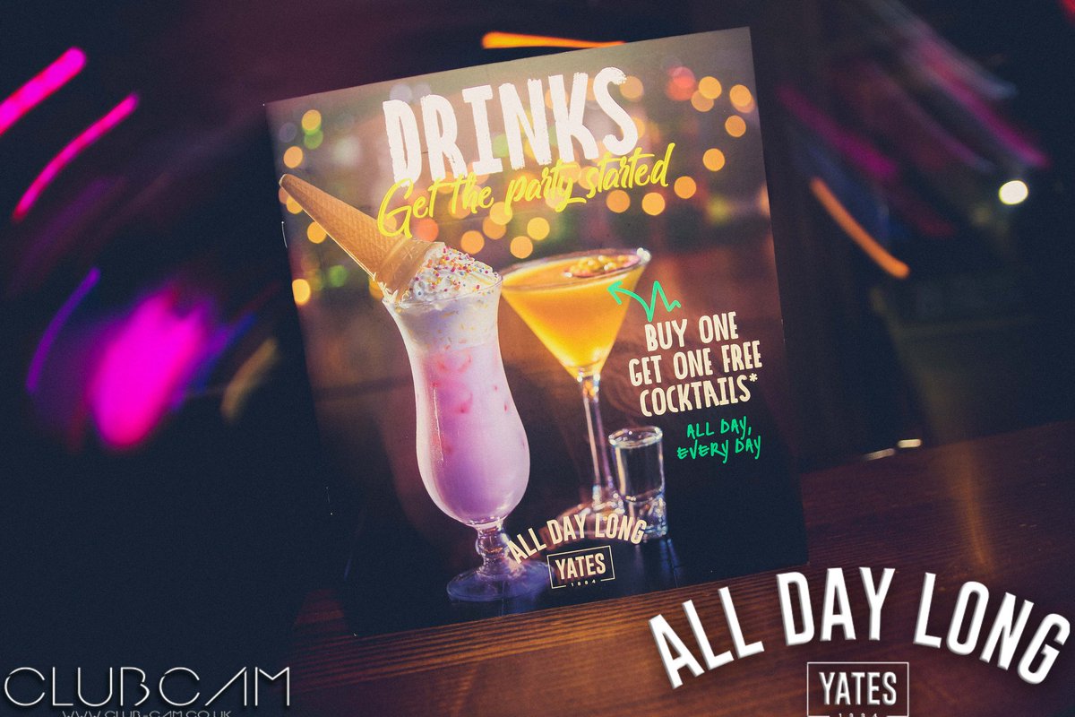 YatesCardiff's tweet photo. @Beyonce is in town! Join us for 2-4-1 Cocktails All Day Long! Get onto our exclusive guest list by replying! https://t.co/1kpzn2OVbc