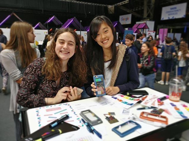 imagilabs's tweet photo. imagiCase was a success among the girls who attended #Makerstown! We had so much fun showing them how to program their names to colourfully light up our phone cases 💡 Follow our page for info about our next events!
.
.
.
.
.
.
#imagicase #makerstown … https://t.co/N1Su0Co6ZW https://t.co/9ZPgMsbLyI