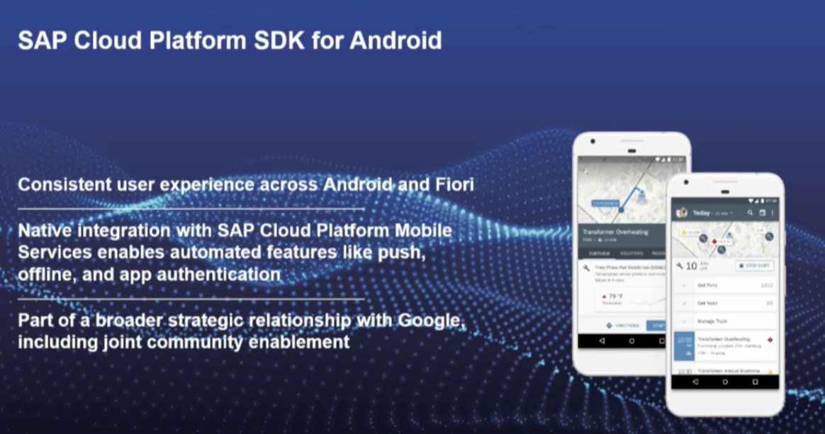 jkkansal1987's tweet photo. SAP Cloud Platform SDK for Android via @_bgoerke
#SAPPHIRENOW #Fiori design language meets #Google material design @sapcp @SAPMobile #SDKforAndroid https://t.co/ksjwQULC7n