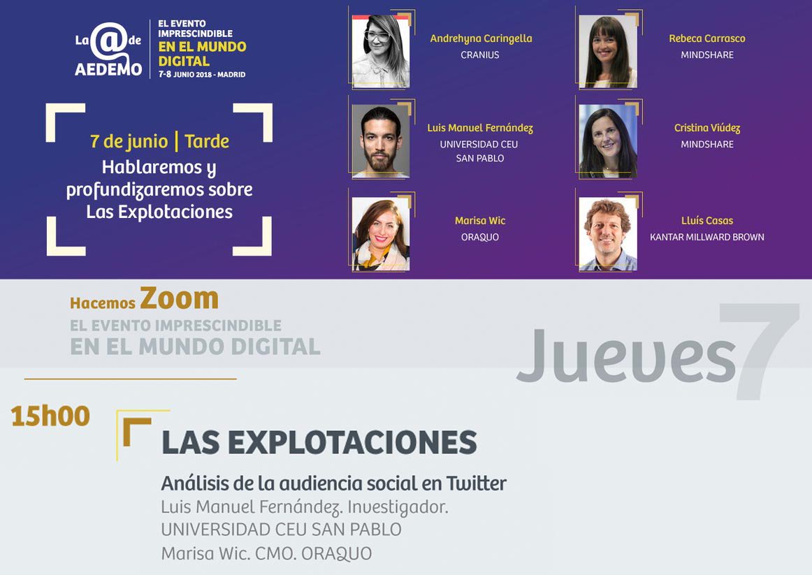 luismanuel_fm's tweet photo. ¡Todo listo para mi intervención en 'La @ de @aedemo_oficial'! Este jueves con @oraquo @Marisa_Wic nuestro análisis de audiencia social e impacto en la industria televisiva. Gracias a la investigación @HumYComCEU @provuldigital y al apoyo inmenso del equipo @oraquo @Marisa_Wic. https://t.co/er3cBIDGaO