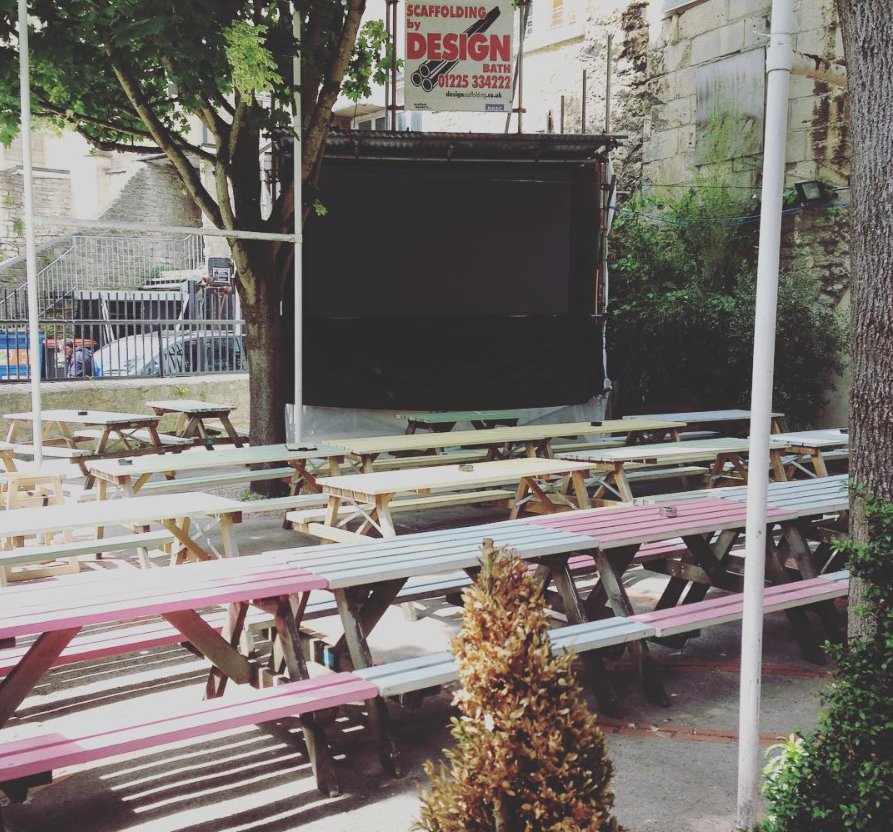 She's back baby! Join us in our Garden to watch England probably getting knocked out in a penalty shoot out on our glorious 180" Projector Screen! Coming to The Boater Garden Soon! #BeerGarden #BiggerIsBetter #FootballPubs #TheBeautifulGame #OursIsBiggerThanYours