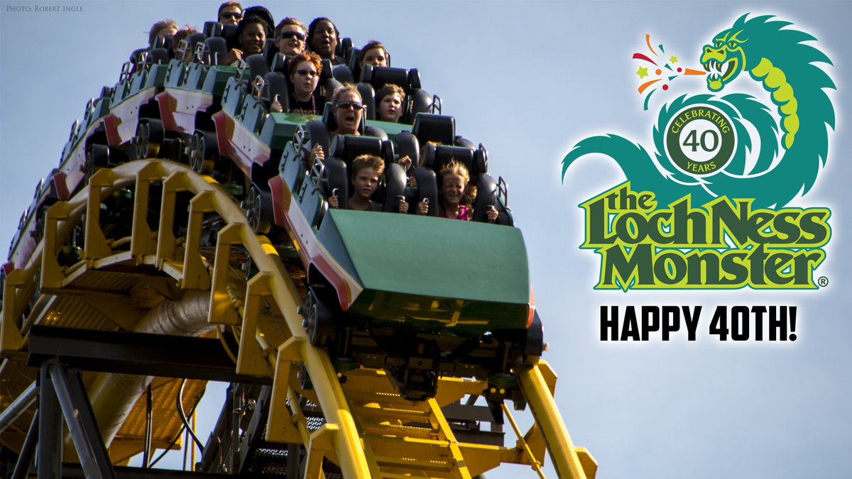 aceonlineorg's tweet photo. HAPPY BIRTHDAY to the #LochNessMonster at @BuschGardensVA, which turns 40 years old today! ππ Built in 1978 by #ArrowDevelopment, this #RideWithACE Roller Coaster Landmark is the first with interlocking loops. Celebrate June 6 β June 10 https://t.co/mvxBYP66Qh https://t.co/3wrV0H5wpr
