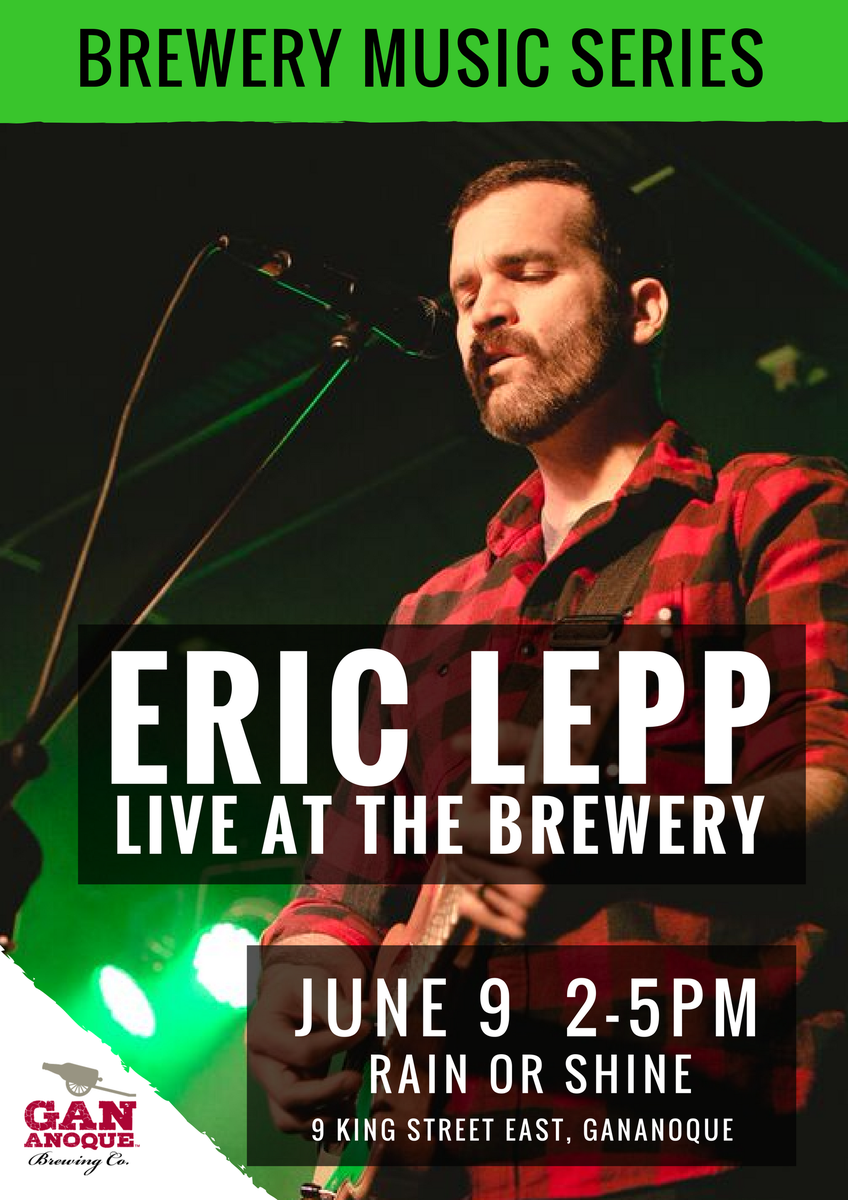 Music at the brewery this Saturday 2-5pm with Eric Lepp