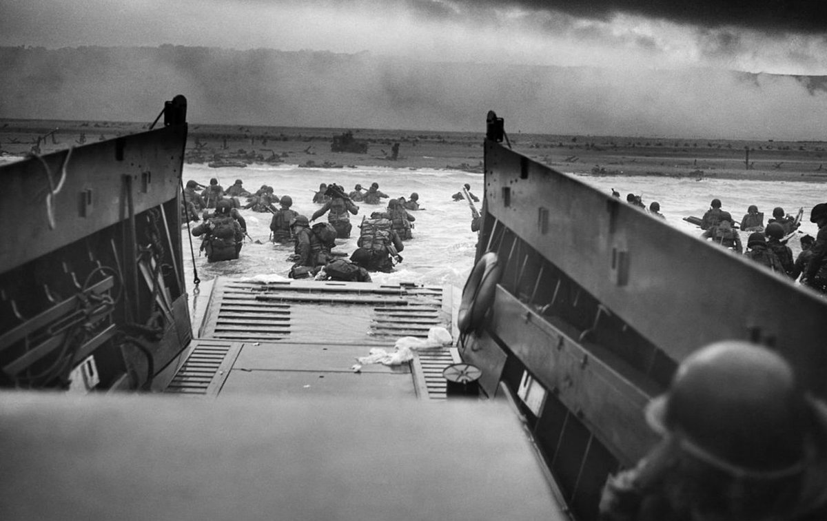 116thIBCT's tweet photo. On  this date in 1944 allied troops invaded Normandy, France 
The name “D-Day” simply means the day of the  beginning of an operation. Operation Overlord, as the invasion was  code-named, included the Staunton-based 116th Infantry Regiment who fought on Omaha Beach. #DDay74 https://t.co/CdbatbLeDH