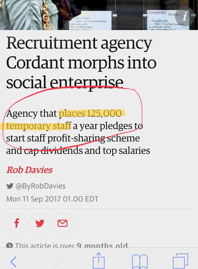 IWGBunion's tweet photo. This sounds remarkably similar to the deal @Deliveroo are offering their ‘permanent’ employees in shares... @CordantServices forgetting about those on a minimum wage who actually do the work that keeps the company running... @UoLondon when will you bring #UoLBackInHouse ? https://t.co/9ZA4CRA4TX