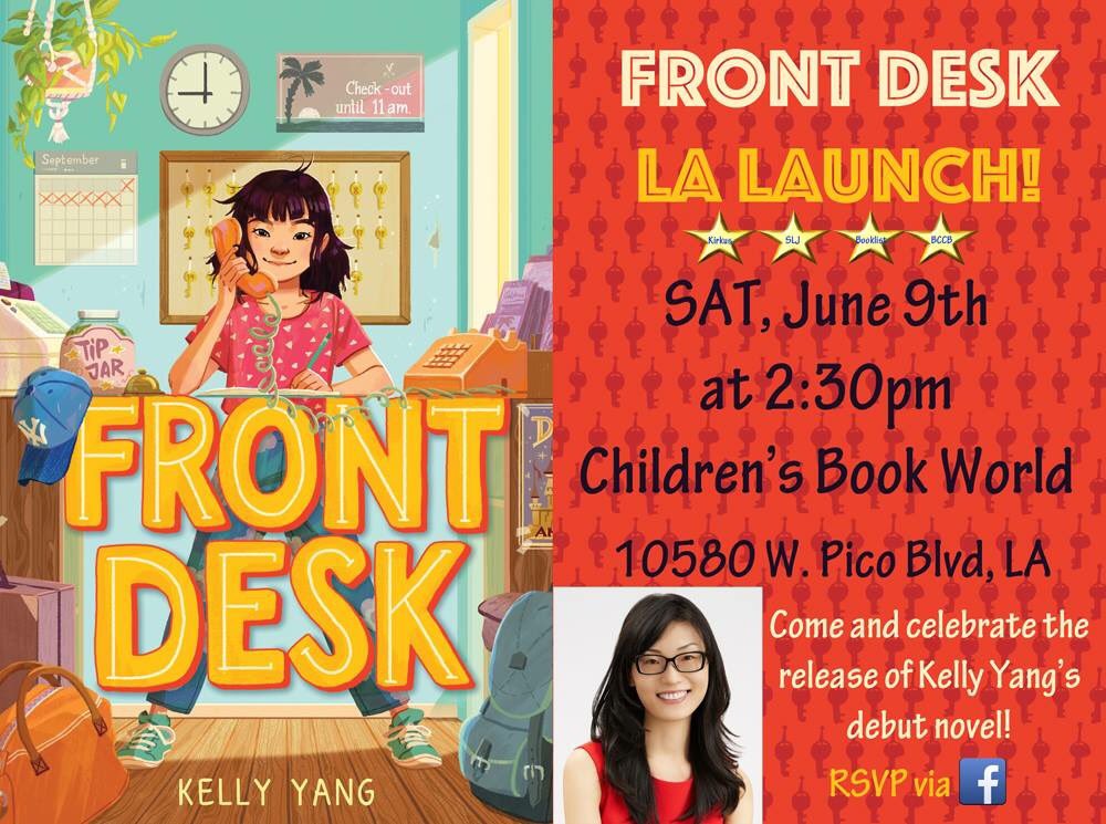 kellyyanghk's tweet photo. LA friends! Pls come out this Saturday for the LA launch of FRONT DESK at @ChildrensBW_LA on Pico at 2:30pm! I will be in conversation w my dear friend and mentor Paul Cummins, founder of Crossroads! #FrontDesk #LALaunch @XrdsSchool https://t.co/HzJoVI668B