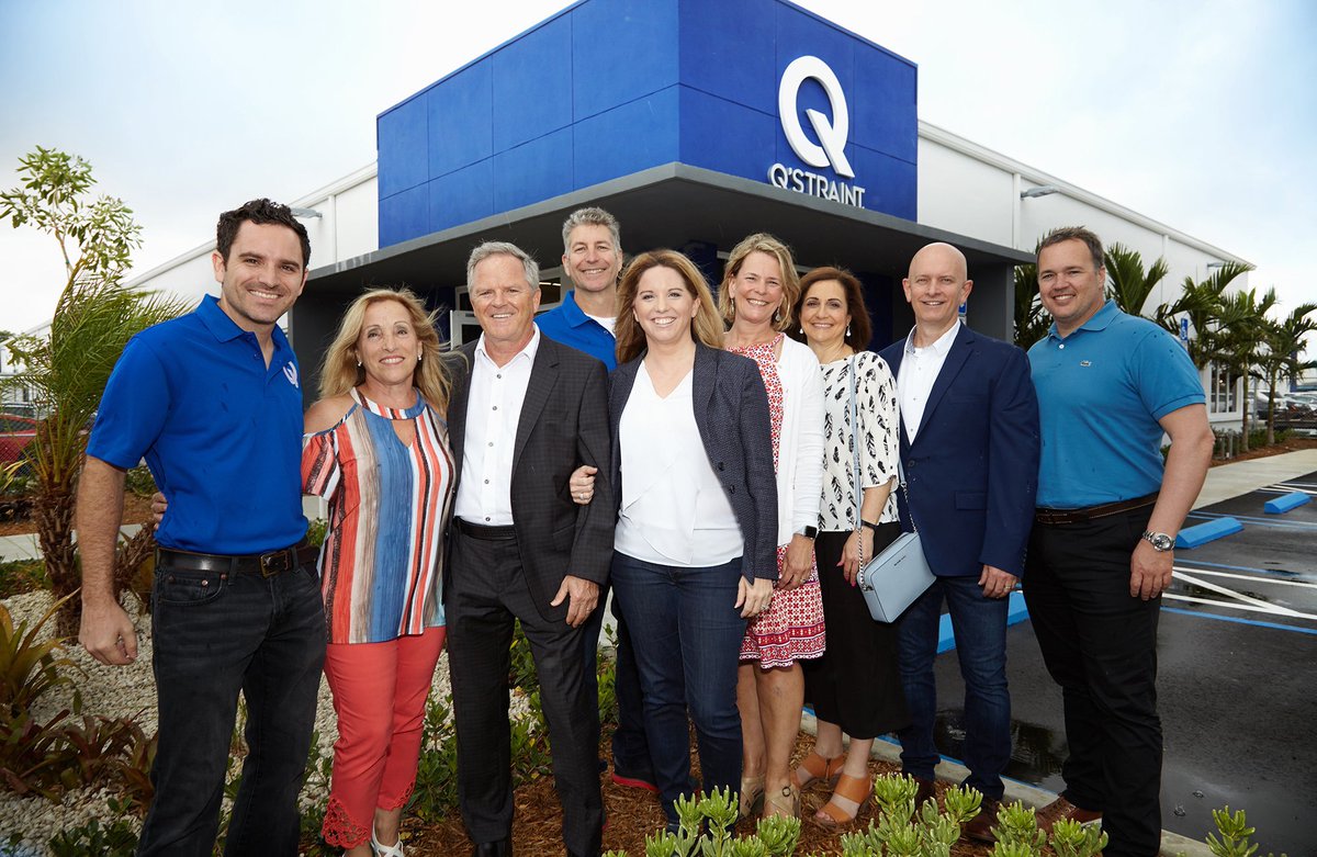 allanderry's tweet photo. Ester & I were honoured to be a part of the opening of Q'Straint's new plant in south Florida @qstraint #qstraint #florida #southflorida #makingadifference #friends #blessed https://t.co/kyRzd3BQhu