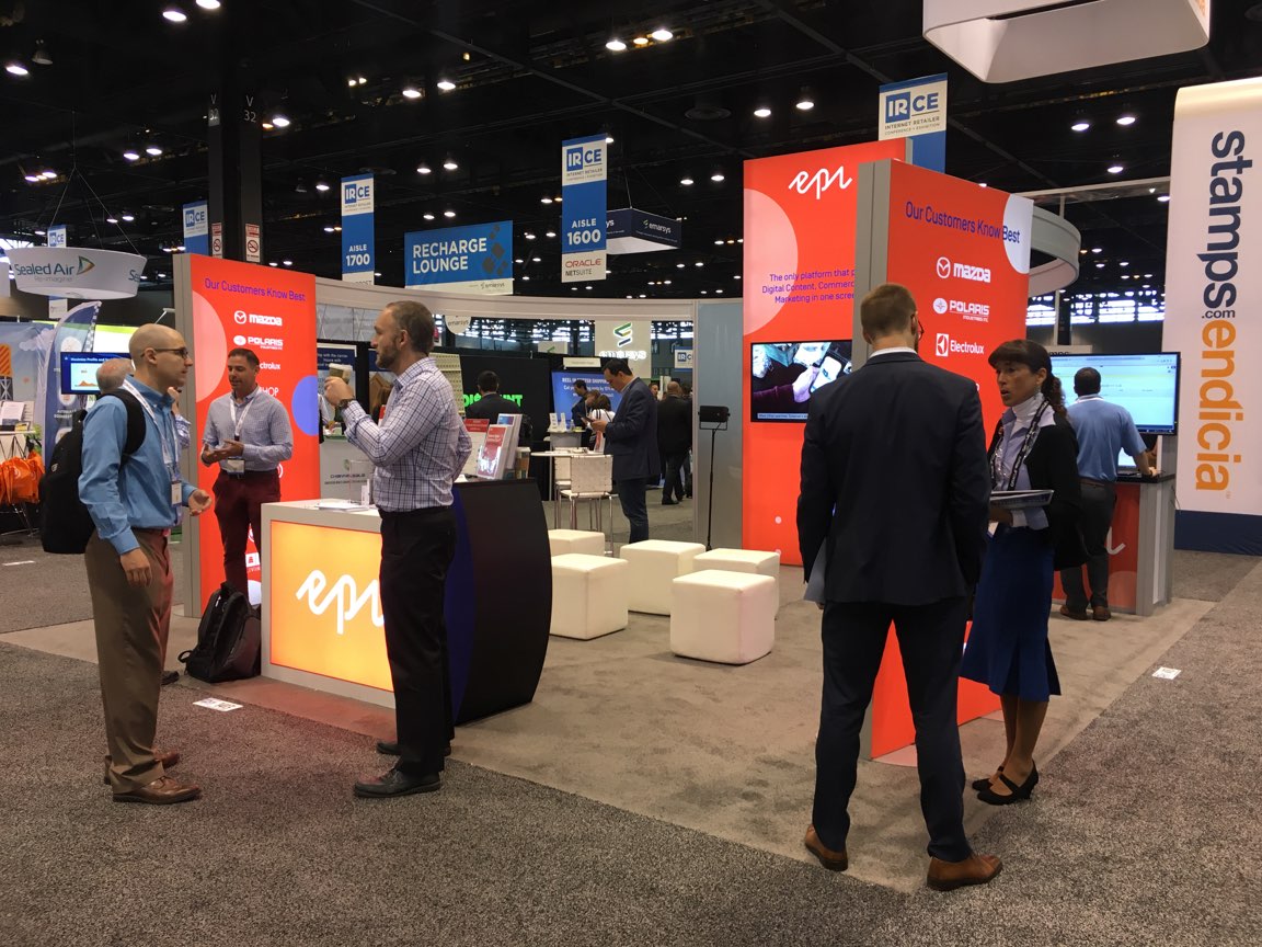 episerver's tweet image. "Turn strangers into friends before you try to to turn them into customers. Let's make friends today!" - @ThisIsSethsBlog #IRCE18 #Booth1413