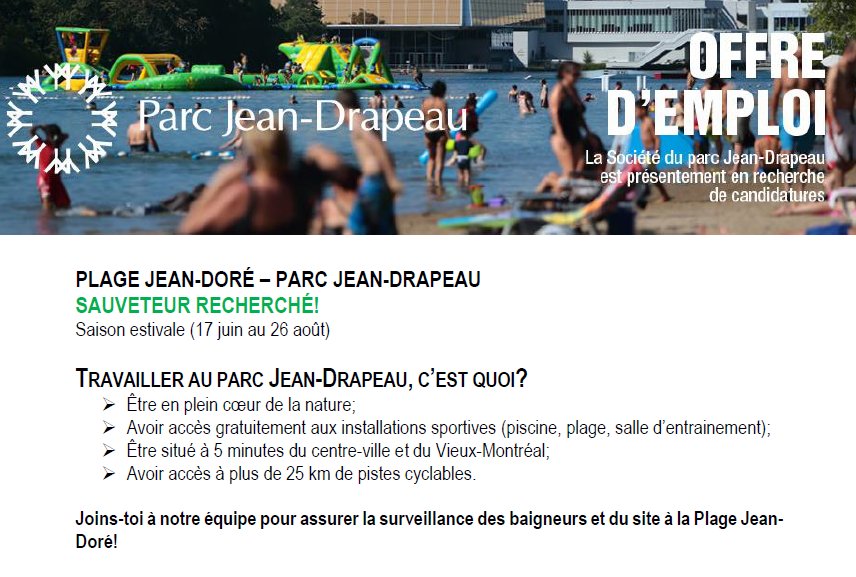 Parc Jean Drapeau On Twitter Le Parc Est à La Recherche D
