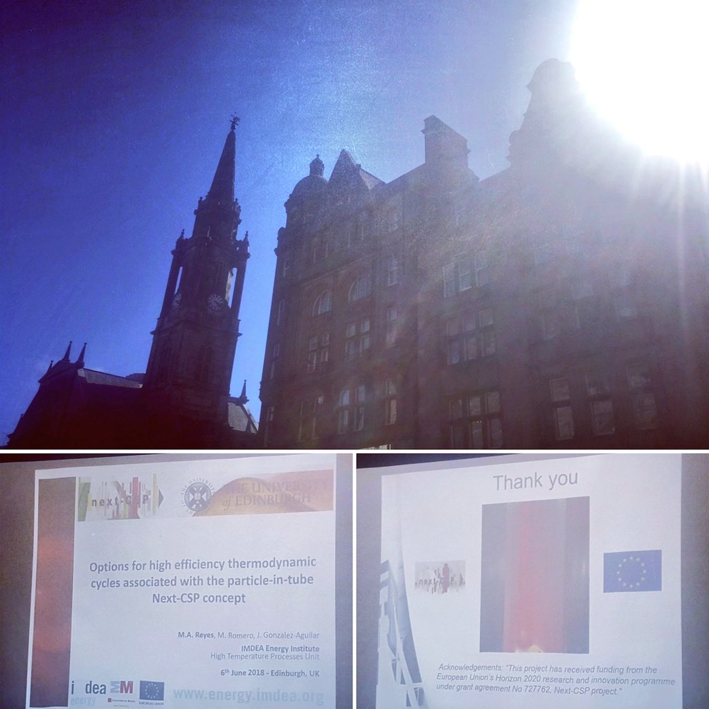H2020CSP's tweet photo. Where the #sun shines, this is where we are for our #NextCSP seminar on renewables and #concentratedsolarpower ! Strangely speaking this is in #Edinburgh!! What are the odds? :-) #EUSEW18 @euenergyweek #EUenergydays #H2020CSP #H2020Energy @inea_eu https://t.co/b9jKcEdGE2