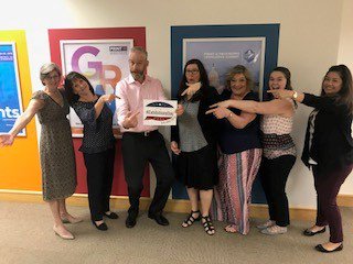 thePRINTevent's tweet photo. The @APT_tech staff in full support of @kkilga today on Capitol Hill-Exhibitions generate commerce #ExhibitionsDay  #PRINT18 @thePRINTevent https://t.co/NylFicox0O