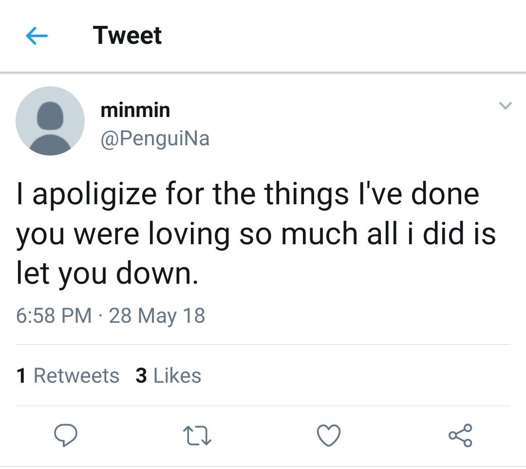 [Mina's private account]