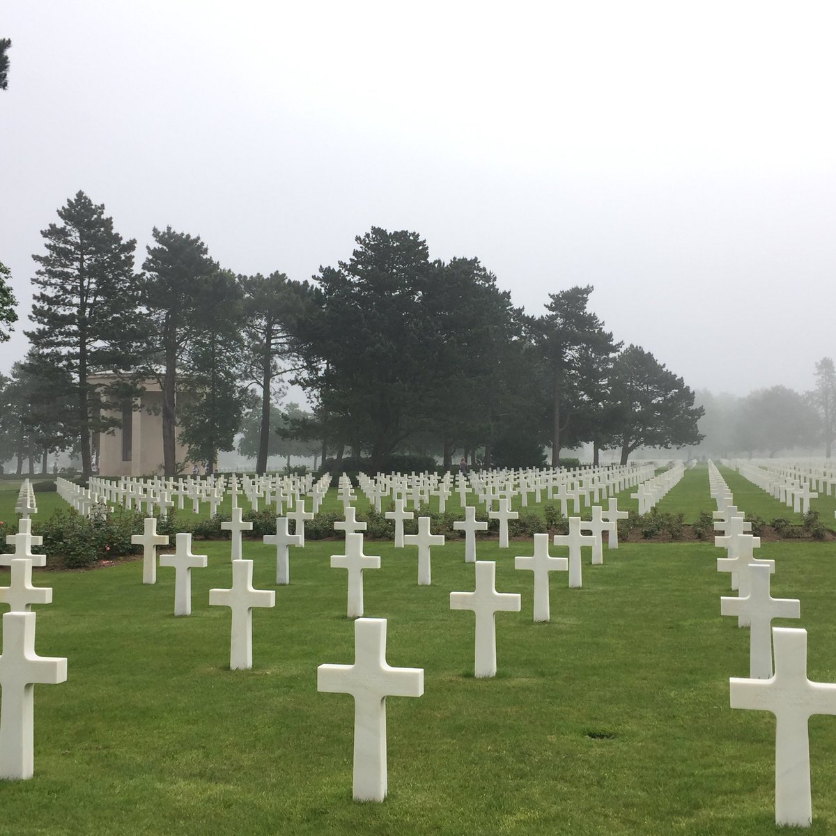 C____Miller's tweet photo. “The allied forces landing on this shore which they call Omaha beach liberate Europe - June 6th 1944

Here are some pictures I took two years ago exactly of Omaha beach, Normandy American Cemetery &amp; Memorial, and Point du Hoc. #DDay https://t.co/ZUAubLds6d