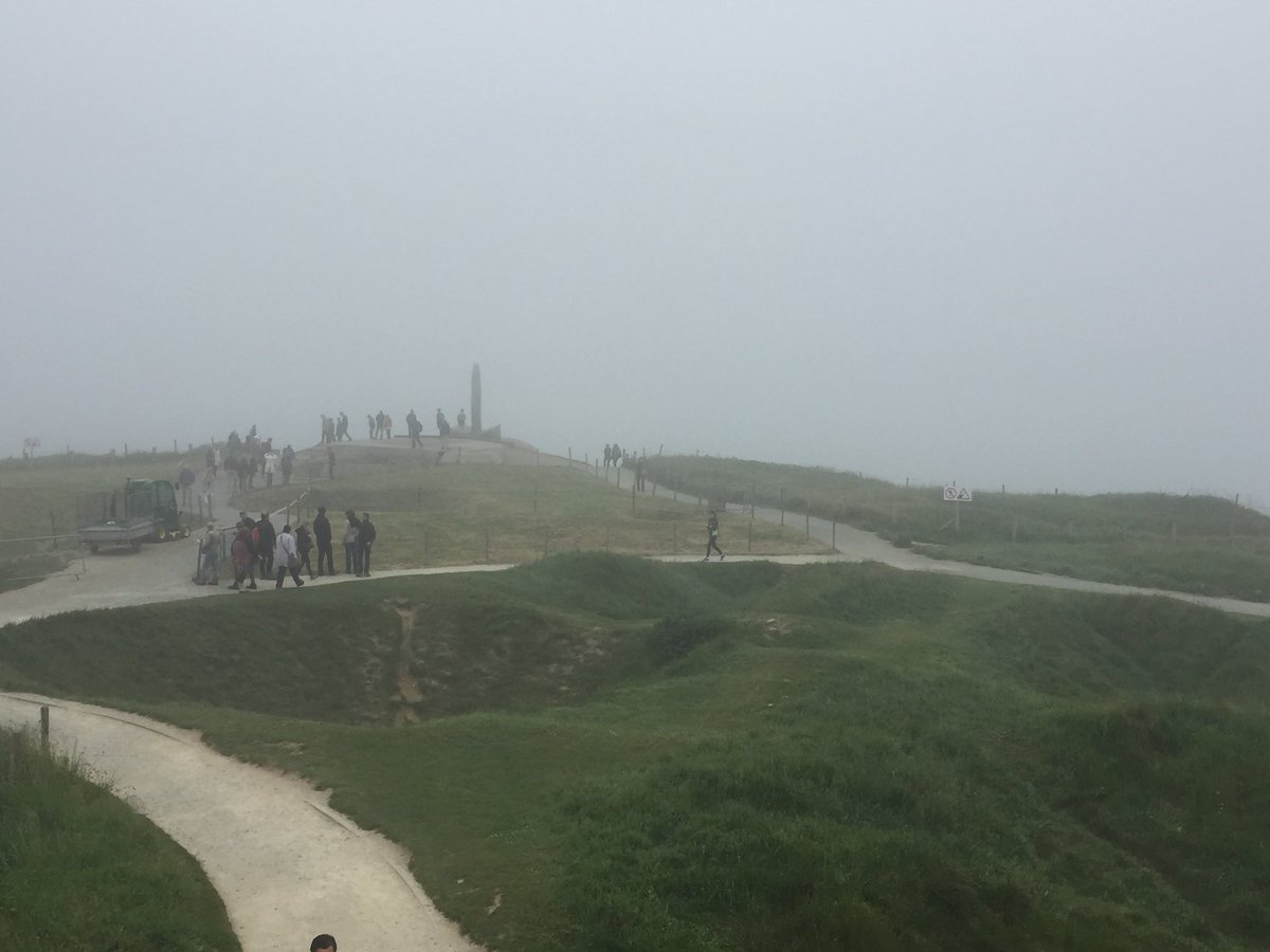 C____Miller's tweet photo. “The allied forces landing on this shore which they call Omaha beach liberate Europe - June 6th 1944

Here are some pictures I took two years ago exactly of Omaha beach, Normandy American Cemetery &amp; Memorial, and Point du Hoc. #DDay https://t.co/ZUAubLds6d