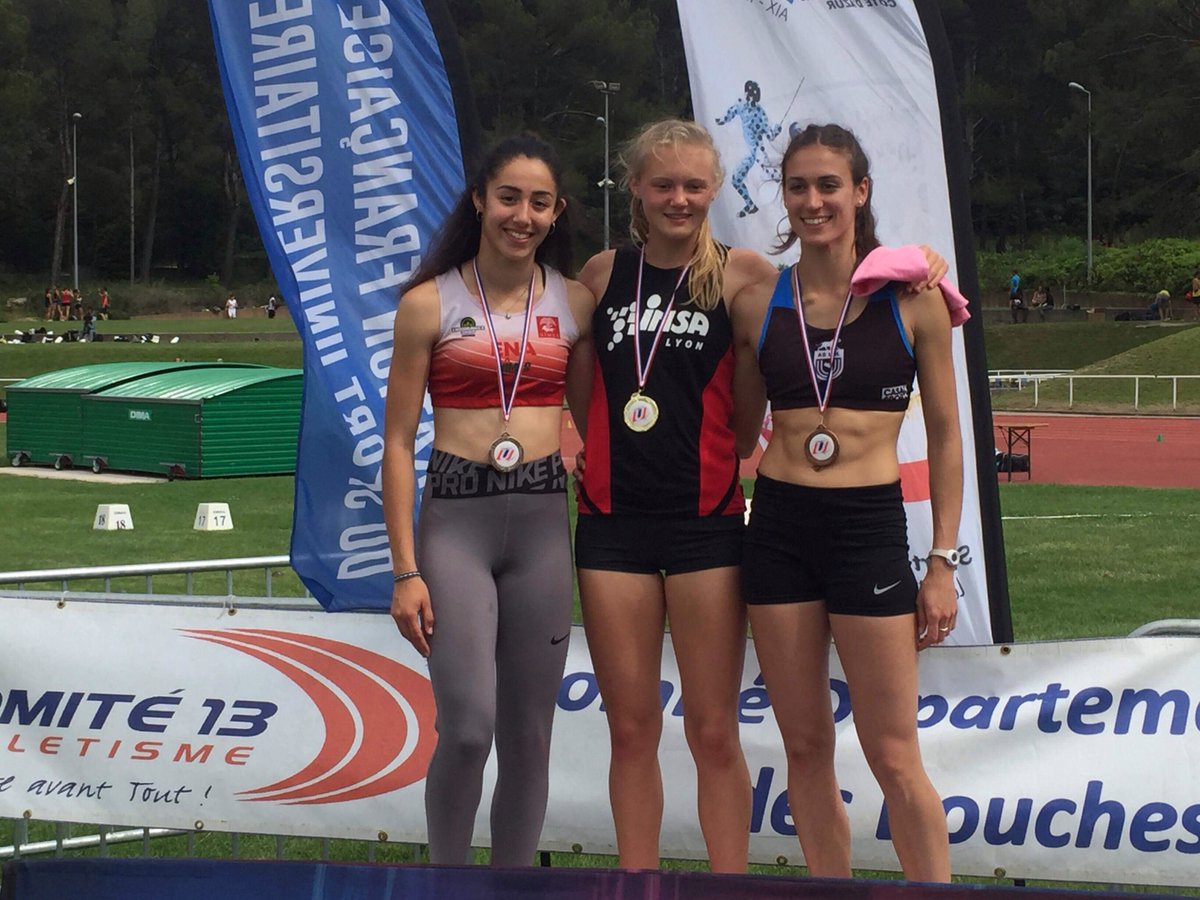 Gard's tweet photo. À l'instar de #TPoyet,#EGiorgi, #LGauthier et #JMPontvianne talents du #Gard soutenus pour l'objectif #JOParis2024, Wided Atatou étudiante à @unimesfr est devenue, fin mai, 🥈médaille d'argent aux Championnats de France Universitaire d'#athlétisme à #Marseille ! Bravo ! 👏👏👏 https://t.co/tYpoIxUXCb