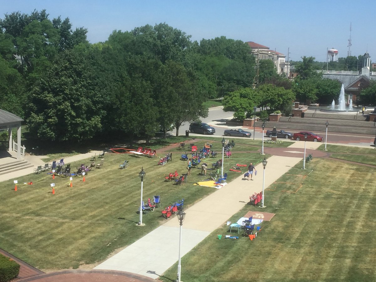 Word is out! There’s a free Gazebo concert tonight at 7! The chairs began arriving early this morning! Join us ... 25th  season of Wednesday night concerts!