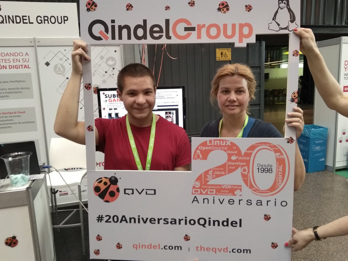DavidPinzonMK's tweet photo. #20AniversarioQindel  Vamos a por el concurso @QindelGroup y @theqvd. Ahora en el evento con @Susimoda https://t.co/3eDBd6I2pU