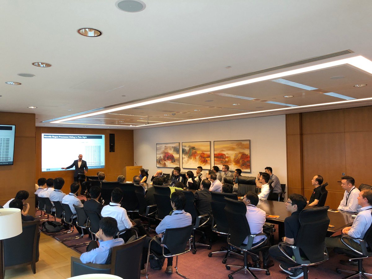 HTCIA_ASIA's tweet photo. Grateful to have #NickKlein, certified #SANS Instructor from Sydney to provide an intensive 1hr #SANS508 covering the key techniques for analysing Windows #MemoryDumps to #detect the presence and functionality of #malware. https://t.co/x9cnfzojQm
#HTCIA #SANS #DevotedToShare https://t.co/TStXWbBbAH