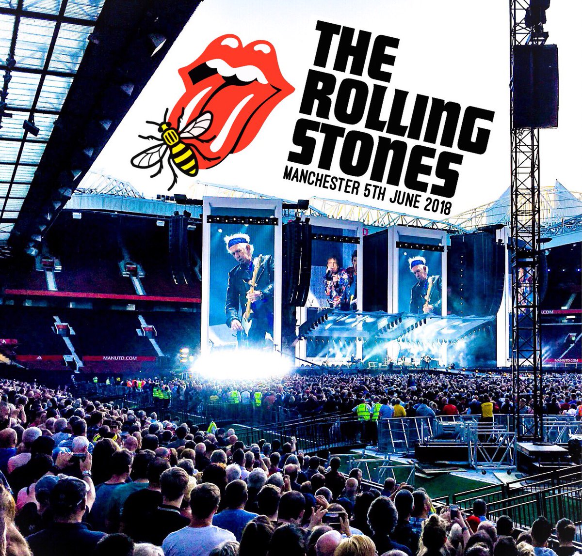 MANC_LAND's tweet photo. The Rolling Stones • Manchester June 5th 🐝..... https://t.co/XHgLbfYnu7