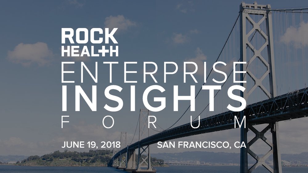 Rock_Health's tweet photo. We're bringing together 200 enterprise leaders, academics, startups, and investors for some #realtalk about AI and machine learning's promise in healthcare. Join us on 6/19 in SF: https://t.co/7ZEW4EbtF9 #EIF18 https://t.co/e8Me4q1P6Z