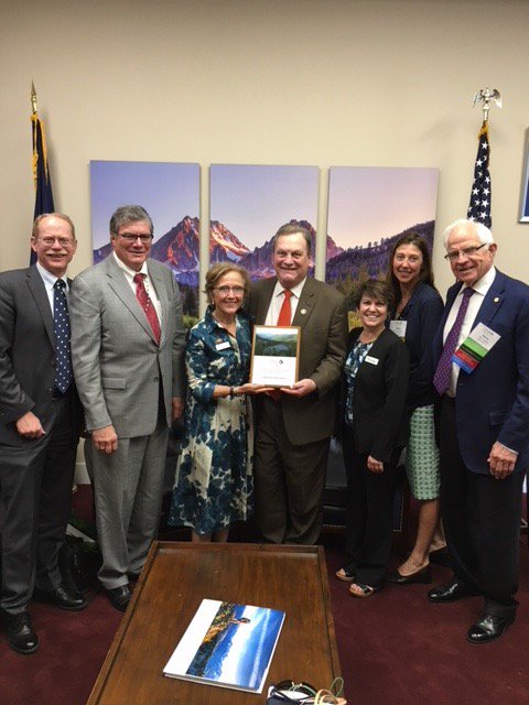 Nature_ID's tweet image. These #VoicesForNature are proud of the leadership @CongMikeSimpson showed to help get a #FireFix passed in Congress earlier this year. Idaho's forests are better off because your work. Thank you! Photo © TNC