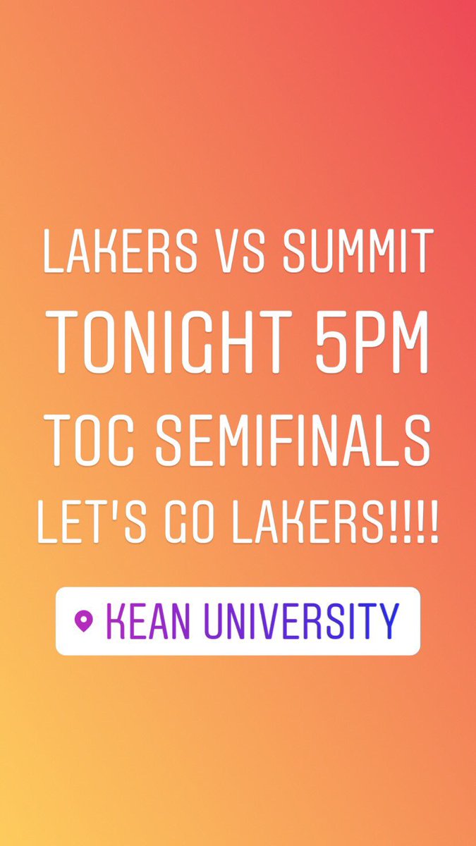 Come support the boys as they take on the Hilltoppers of Summit in the TOC semis!  #LakersLacrosse #GoLakes #WearOrange #TOC