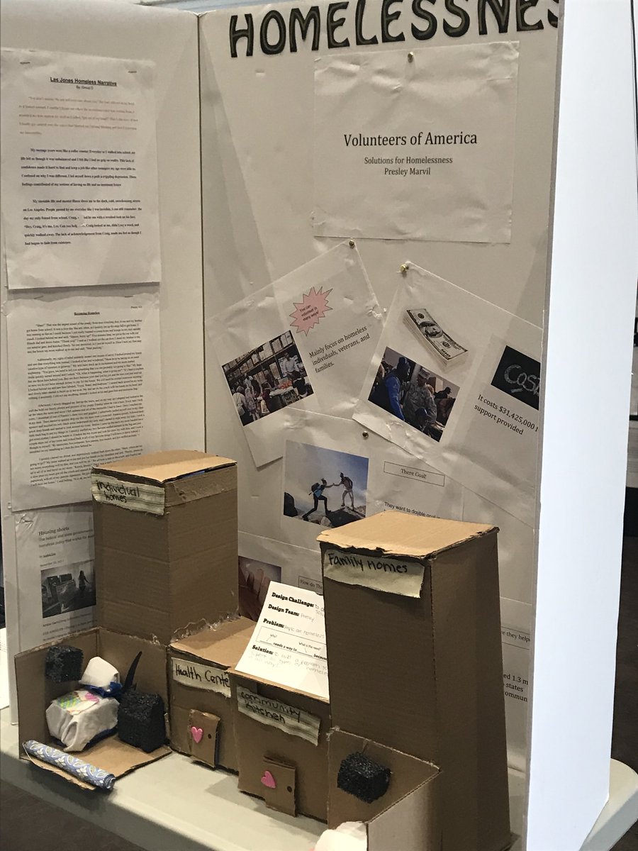 KtBuffum's tweet photo. @CharityAShepard 5 Ss @DoublePeak_K8 present their Making a Difference Year long design challenge. #empathy @sm_baum @christinekdixon Very Proud! https://t.co/1v5SpwpsGa