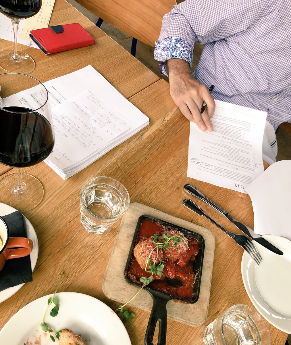 Sometimes it's easier to get through monthly admin items out of the #office... Naturally we come to <a href="/barculaccino/">Culaccino</a> ... And naturally this cool weather means we have #wine #asiftheweathermatters