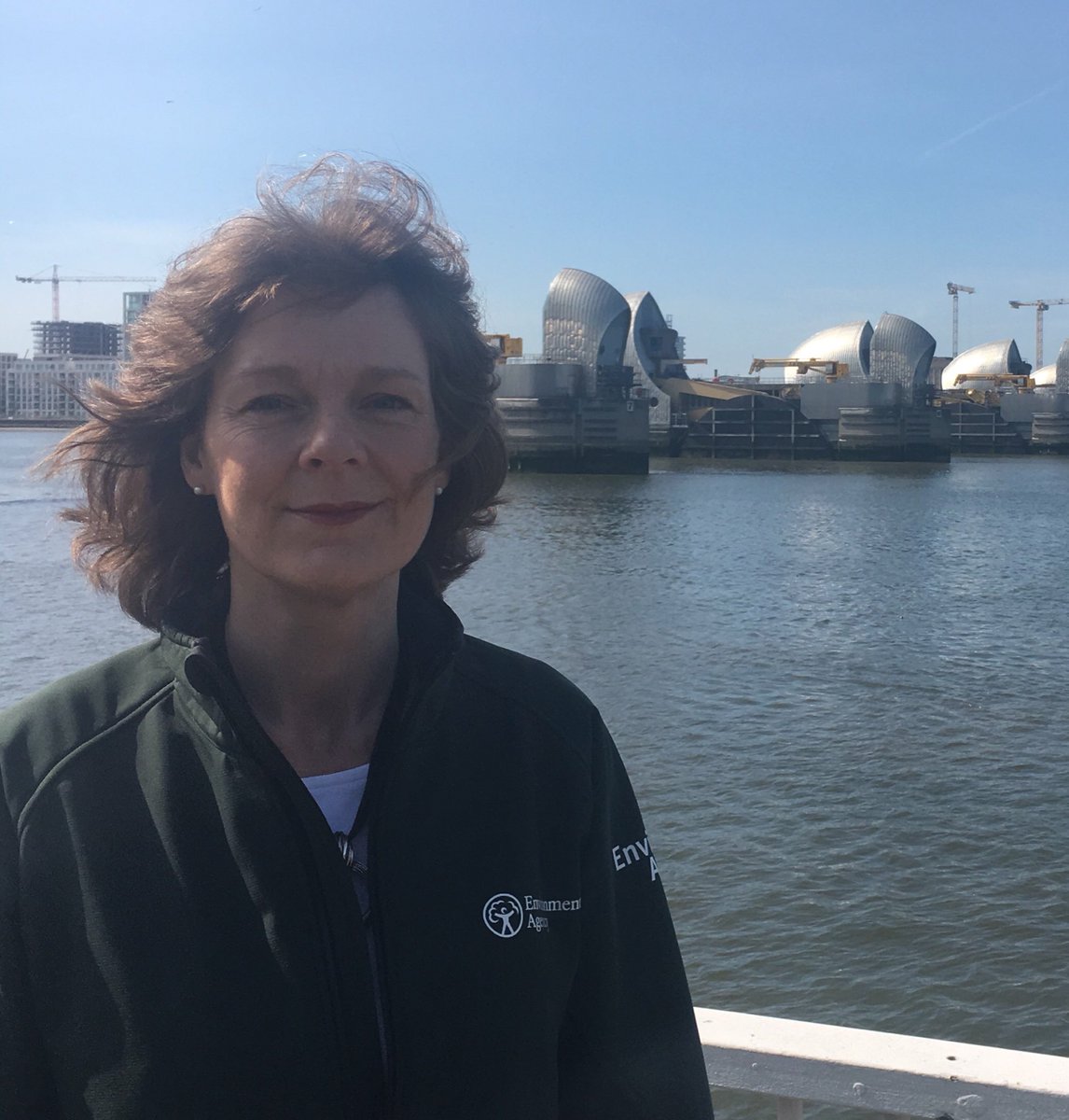 I’ve been at the #ThamesBarrier today encouraging more women to consider #engineering as a career #INWED18 @INWED1919 @ICE_engineers @alanbarrierea @johncurtinea @emmahowardboyd