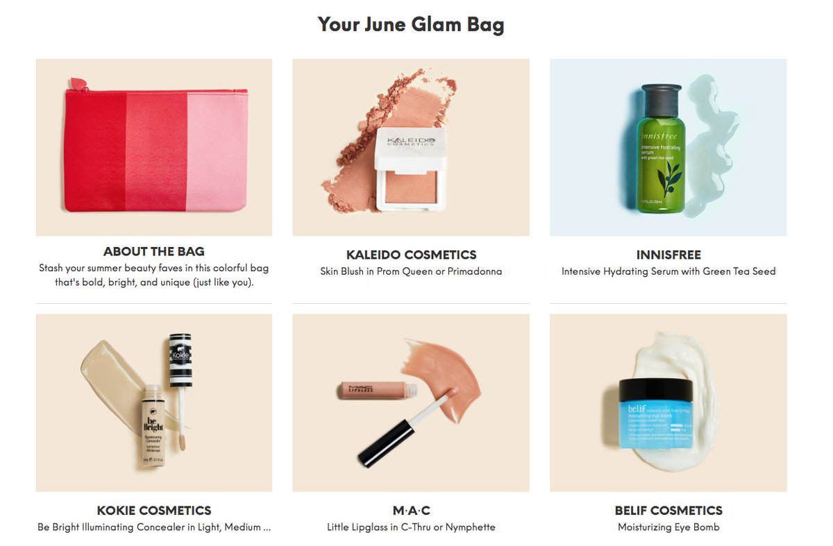 PrettyBilbao's tweet photo. ยกยกNuestra @ipsy de #junio!! ยกยกNos gusta todo!! ๐๐๐ Out #Ipsy #glambag #june is #love. @MACcosmetics @belifusa @kaleidocos @ecoinnisfree @KokieCosmetics #makeup #skincare #subscriptionbag https://t.co/dObadeP6V9