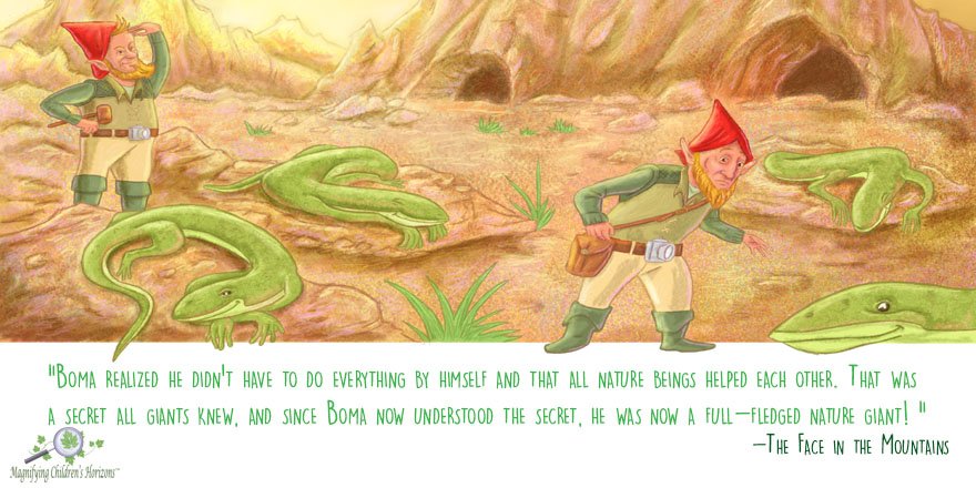 maghorizons's tweet photo. Within nature, #cooperation between all #nature beings is so important! Throughout founder Tolulope Okudolo's book The Face in the Mountain, children will learn this valuable character trait as they adventure with Boma! 

Find TFIM on Amazon! :) https://t.co/Ai04UrN4D9 https://t.co/3fbUzAlSzy