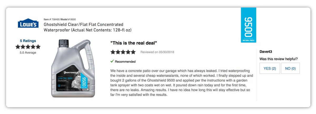 Thanks Dave for the great review! #densifier #lithitek9500

lowes.com/pd/Ghostshield…