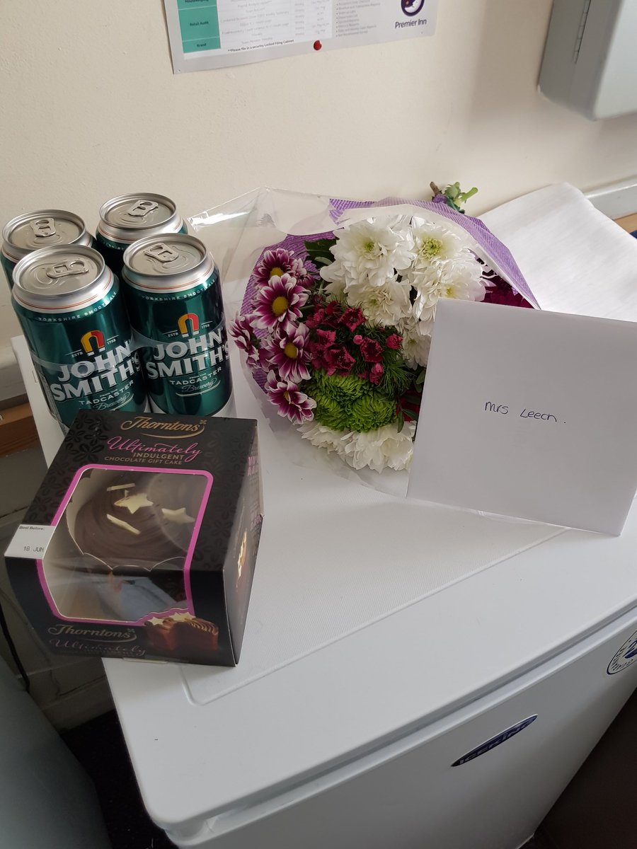 A #piwow for an elderly long term guest who shares his birthday tomorrow with his wife, who is  in a nursing home. We thought it would be nice to #piwow  her as well as him.