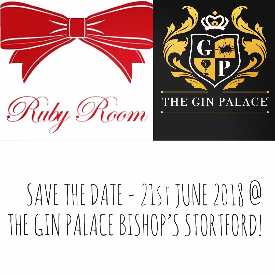 RubyRoom's tweet image. Ruby Room and @ginpalaceuk are hosting a charity event • 
When - 21st June 🍸
Where - The Gin Palace Bishops Stortford!
What - £10 (Includes a free glass of prosecco on arrival and a raffle ticket. All the rest of the proceeds go to @alzheimerssoc 💞
HUGE discounts available 💋