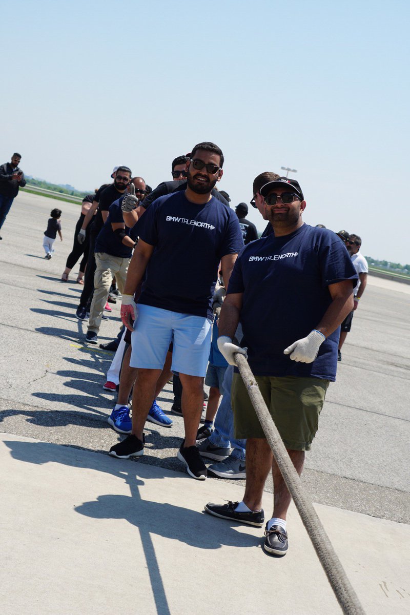 OrbisCA's tweet photo. Big shout-out to the @BMWTrueNorth team for pulling for our team and supporting Orbis in the fight against avoidable blindness! And an extra shout-out to them for being our fastest pulling team.. under 10 seconds! amazing work everyone! https://t.co/jCsnYSY9rr