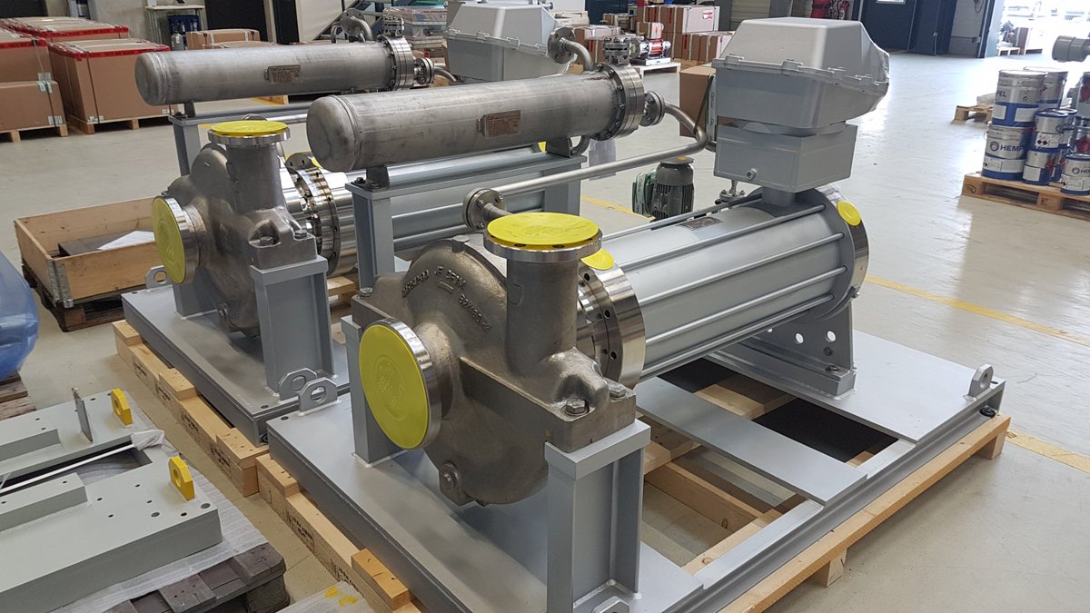 Hermetic Pumpen Gmbh Delivery Of Two Hermetic Canned Motor Pumps In Stainless Steel Type Cnpkr D 100 450 N85z 2 In Explosion Protected Design Ex Ii 2g Ex De Ii B T4 For A Hermetic Pumpen Gmbh Delivery Of Two Hermetic Canned Motor Pumps In Stainless Steel Type Cnpkr D 100 450 N85z 2 In Explosion Protected Design Ex Ii 2g Ex De Ii B T4 For A
