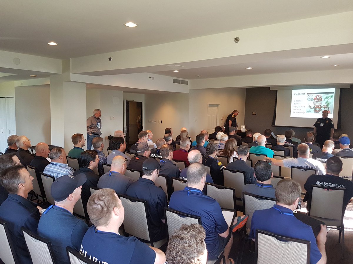 nadinafire's tweet photo. Great turnout for The Good the Bad and the Ugly. SRO #RLS18 @FCABCconference @BCFireChiefs @FirechiefVince https://t.co/G4ai9ZcHgg