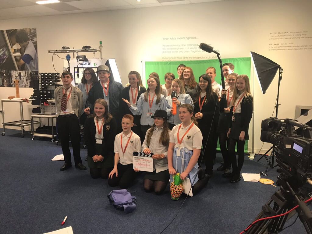 BryntirionComp's tweet photo. 20 Year 8 students attended a Digital Competency Day at @SonyUKTEC in Pencoed. The day was based around the project ‘Making a Film in a Day’ &amp; was an opportunity to work with a multi-national company. Pupils also met the HRH The Duke of Kent, who visited as part of a Royal Visit! https://t.co/UWxZCRIuDK