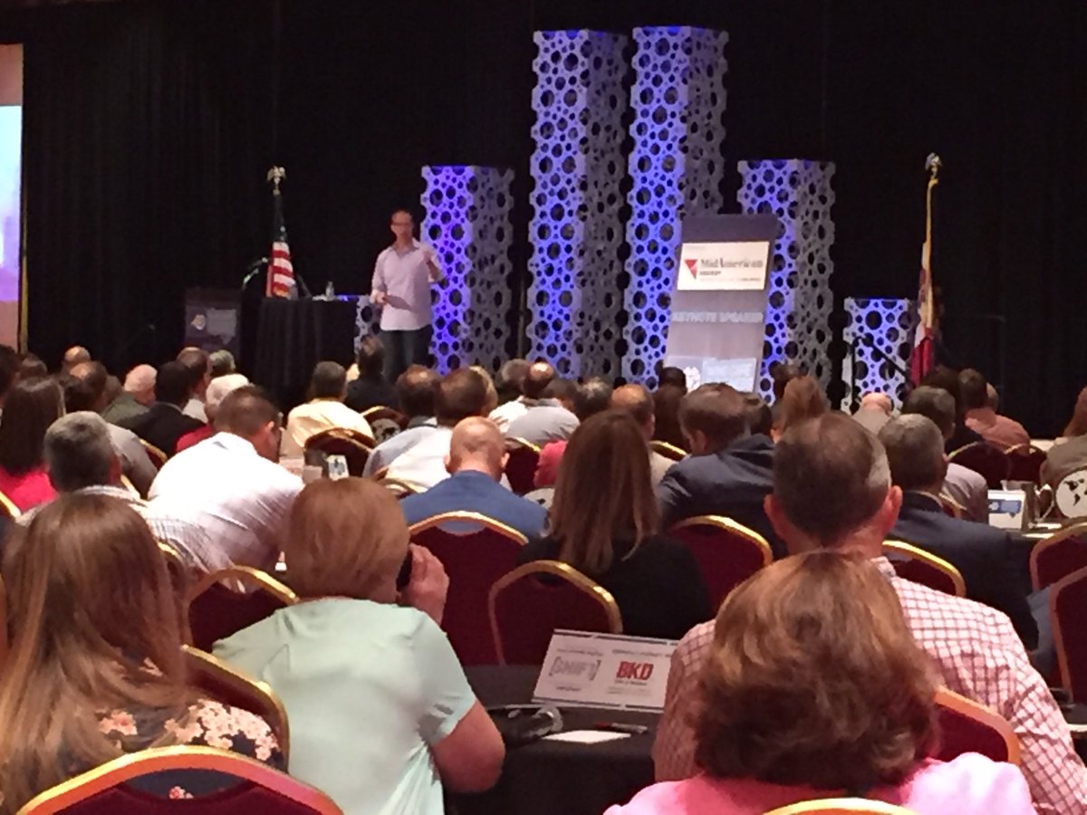 LoveDSM's tweet photo. “Cyber security is not a department. It is an attitude.” - Marc Goodman at @IowaABI #ABIcon18 https://t.co/ROBoblIgQT