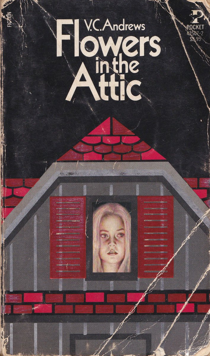toomuchhorror's tweet photo. #BOTD 
V. C. Andrews (1923-1986) FLOWERS IN THE ATTIC is indeed one of the iconic #PaperbacksfromHell https://t.co/FQSovpLBkw