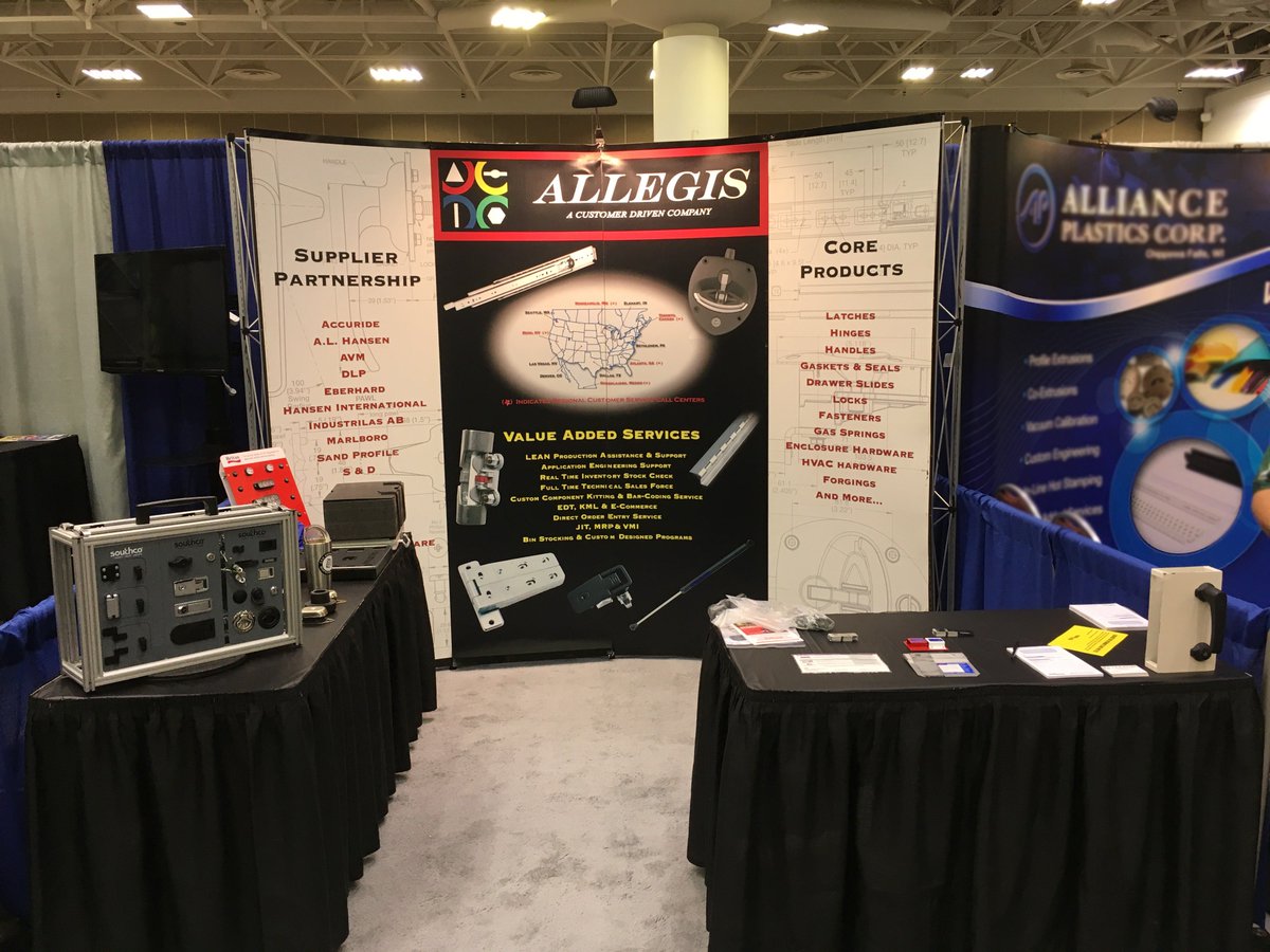 AllegisCorp's tweet photo. Stop by Booth: 207 at the #Minneapolis #D2Pshow! We're are here to assist you w/ finding a solution for your current or future project needs. #AllegisCorp #Design2Part #Tradeshow #hardware #industrial https://t.co/MsAgtj5jGg