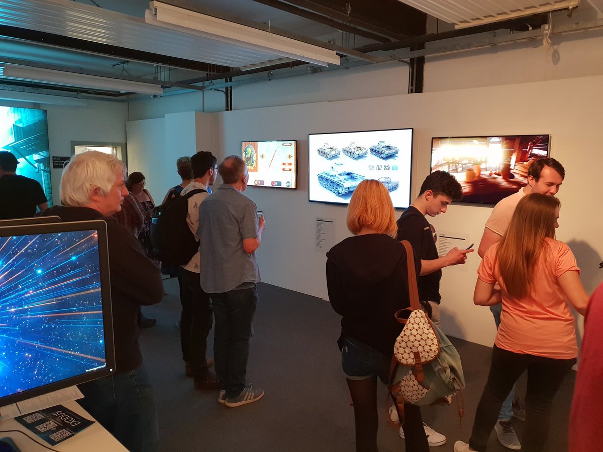 UCAGames's tweet photo. UCA BA (Hons) Computer Games Arts end of year show is on in Farnham!
2 VR, 12 PC and 2 tablet games to play @UCA_CGA @UniCreativeArts #wecreat #games https://t.co/pHLoMXBaKH