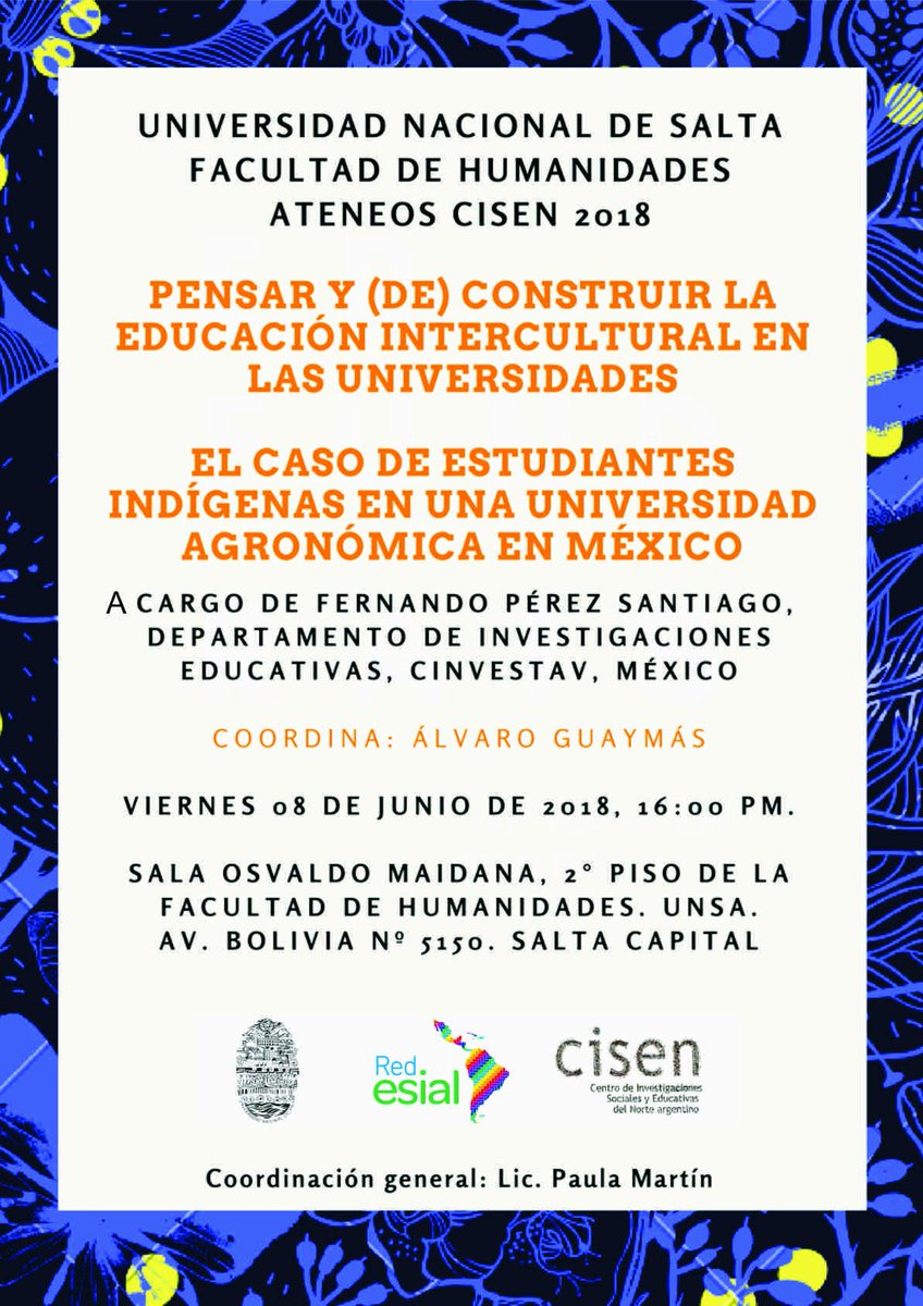 Cisen UNSa (@cisenunsa) on Twitter photo 